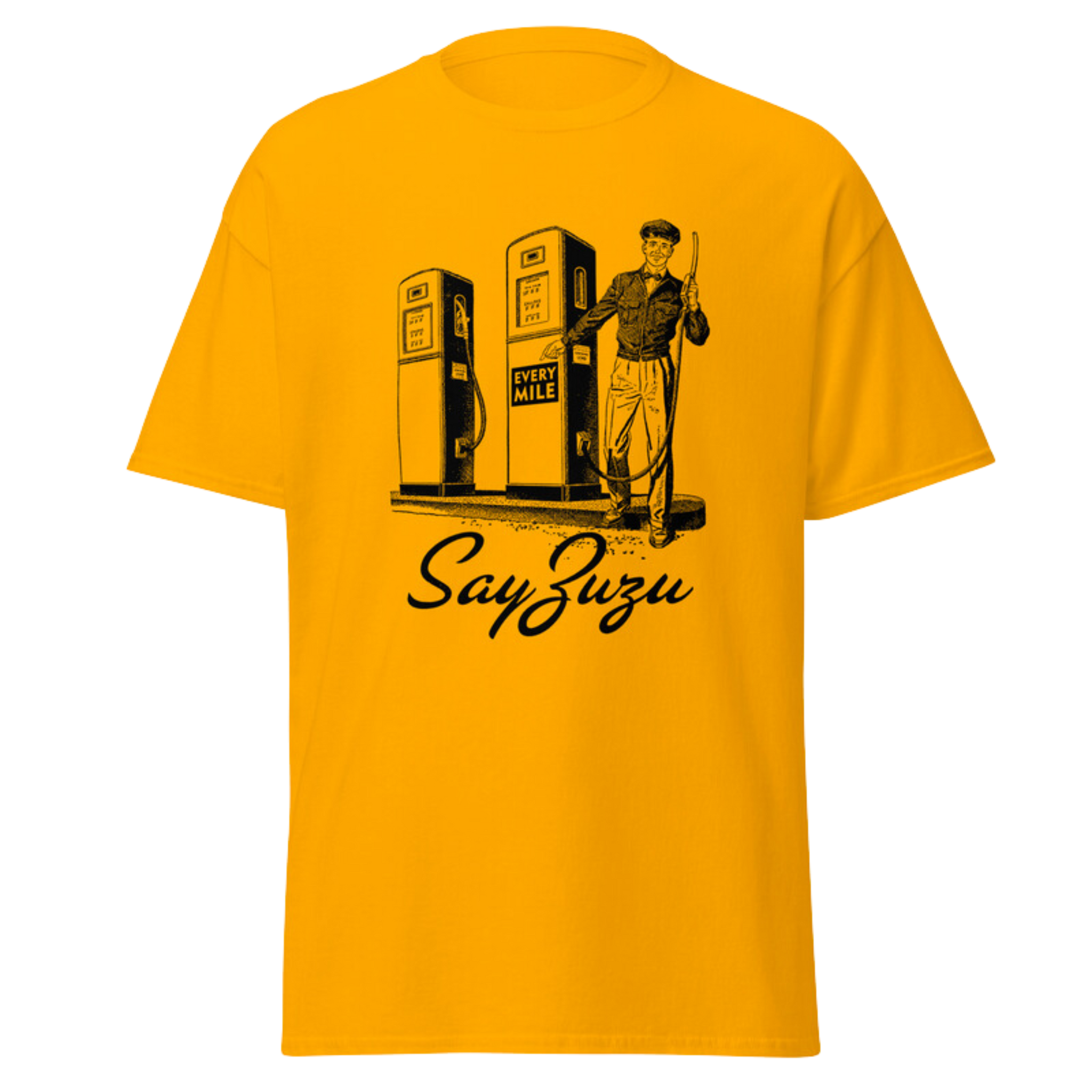 Say ZuZu "Every Mile" Tee Yellow
