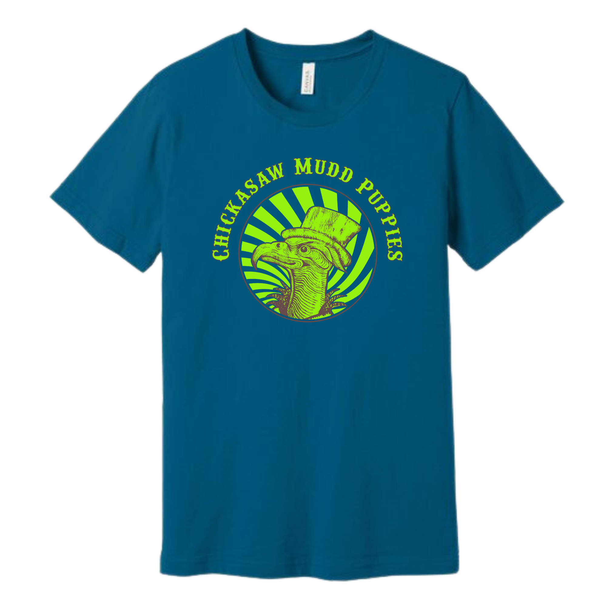 Chickasaw Mudd Puppies Logo T-Shirt Blue