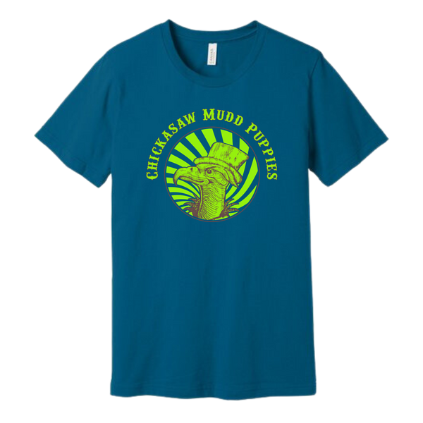 Chickasaw Mudd Puppies Logo T-Shirt Blue