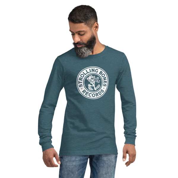 Strolling Bones Badge Long Sleeve Teal