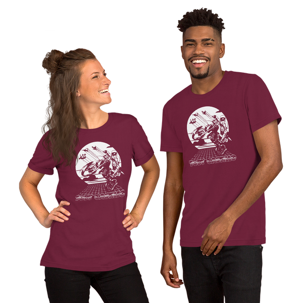Tody Castillo Dirt Bike Tee Maroon