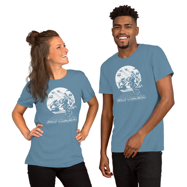 Tody Castillo Dirt Bike Tee Blue